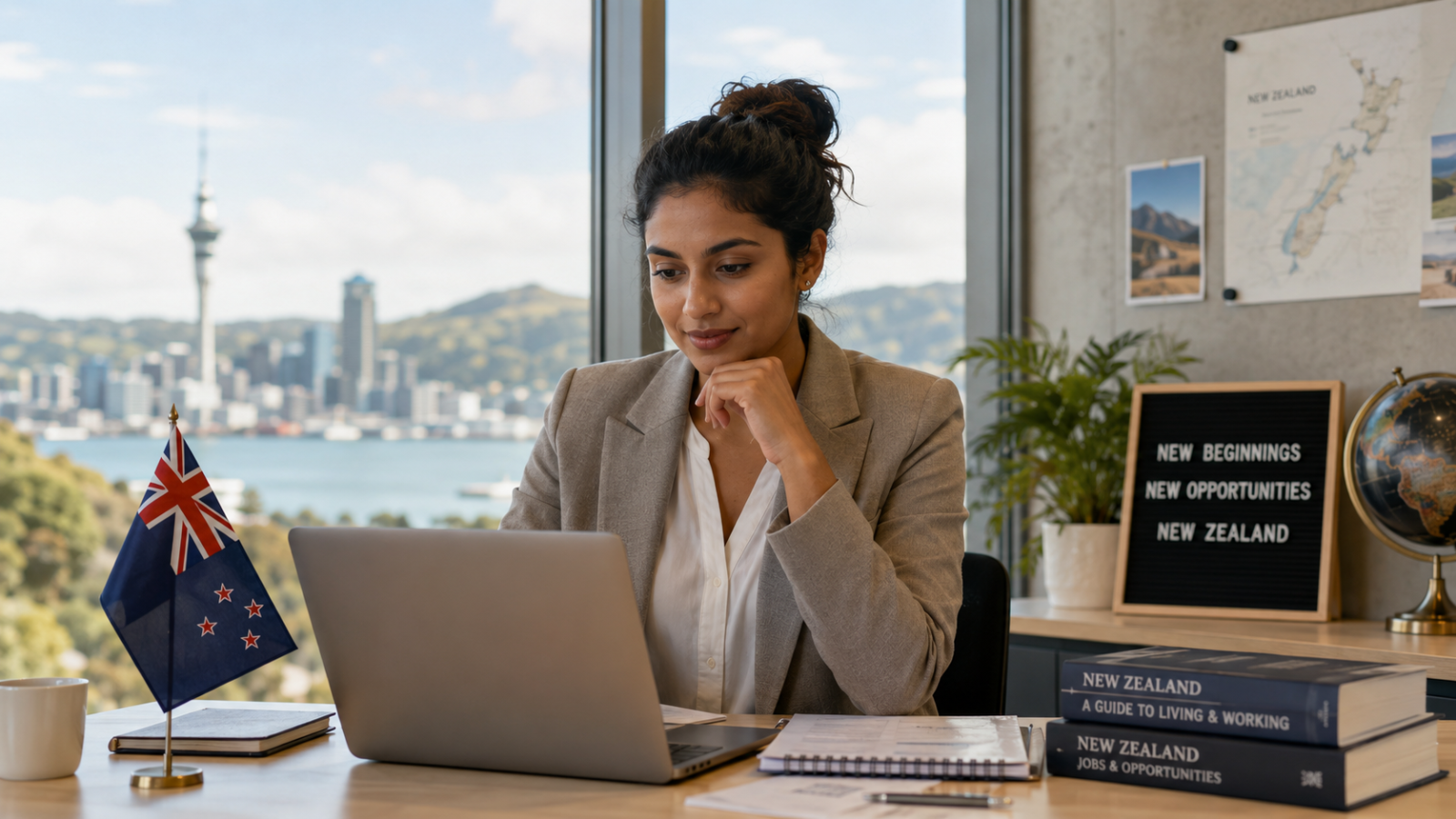 International applicant researching New Zealand accredited employer jobs