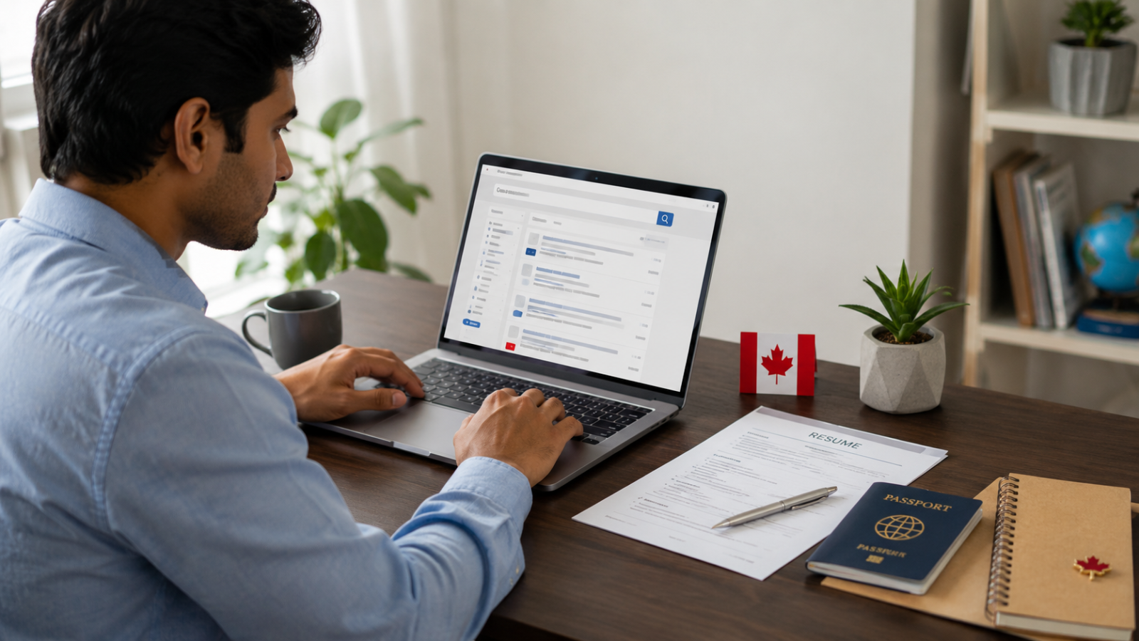 International applicant searching for jobs in Canada for foreign workers